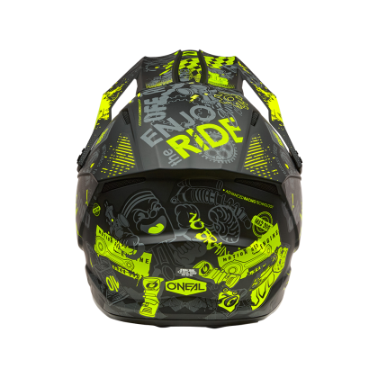 Каска O'NEAL 1SERIES VIBRANT BLACK/NEON YELLOW V.26