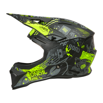 Каска O'NEAL 1SERIES VIBRANT BLACK/NEON YELLOW V.26