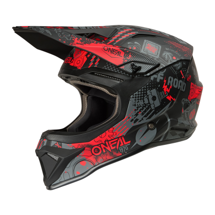 Каска O'NEAL 1SERIES VIBRANT BLACK/RED V.26