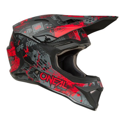 Каска O'NEAL 1SERIES VIBRANT BLACK/RED V.26