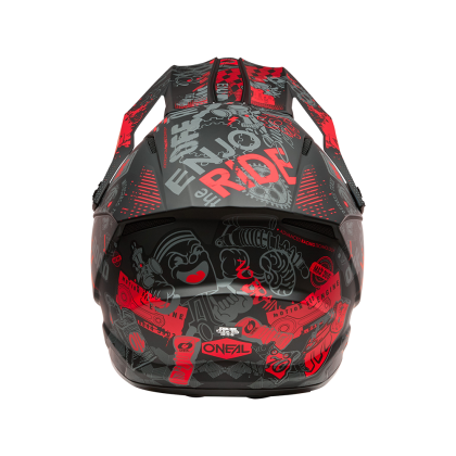 Каска O'NEAL 1SERIES VIBRANT BLACK/RED V.26