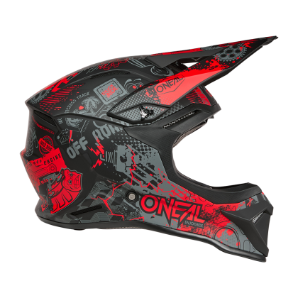 Каска O'NEAL 1SERIES VIBRANT BLACK/RED V.26