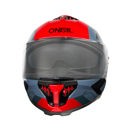 Κράνος O'NEAL CHALLENGER EXO ΜΑΥΡΟ/ΓΚΡΙ/ΚΟΚΚΙΝΟ V.25