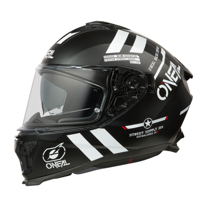 Casca O'NEAL CHALLENGER WARHAWK NEGRU/ALB/ROSU V.25