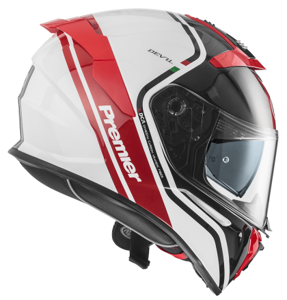 Helmet PREMIER DEVIL PH 2 WHITE/RED