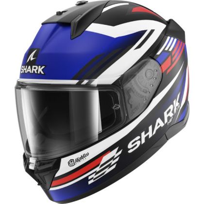 Helmet SHARK D-SKWAL 3 FIRSTLAP MAT BK/BL/WH