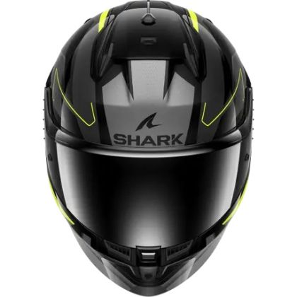 Helmet SHARK D-SKWAL 3 SIZLER GLOSS BLACK/GREY/YELLOW FLUO