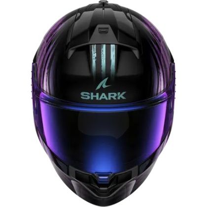Casca SHARK RIDILL 2 ASSYA GLOSS BLACK/VIOLET