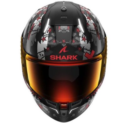 Helmet SHARK SKWAL i3 HELLCAT BLACK/GREY/RED