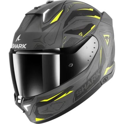 Helmet SHARK SKWAL i3 LINIK MATT GRAY/FLUO YELLOW