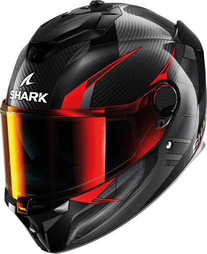 Helmet SHARK SPARTAN GT PRO KULTRAM CARBON BLACK/RED