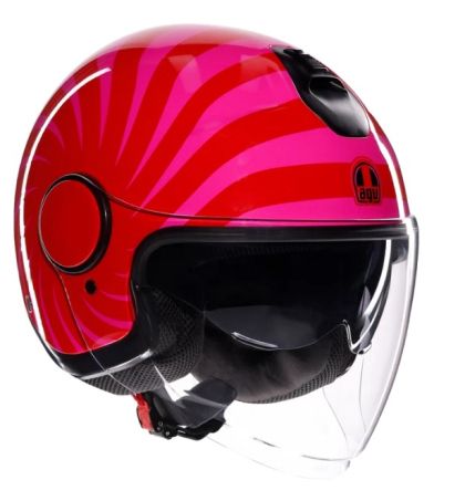 Каска за скутер AGV ETERES TROPEA RED/PINK
