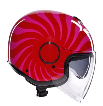 Каска за скутер AGV ETERES TROPEA RED/PINK