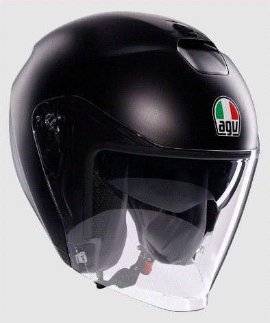 Κράνος σκούτερ AGV IRIDES BLACK ΜΑΤ