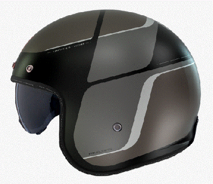 Κράνος σκούτερ MT LE MANS 2 S SV LUTHER B12 ΜΑΤ