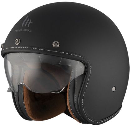 Κράνος σκούτερ MT LE MANS 2 S SV SOLID A1 ΜΑΤ ΜΑΥΡΟ