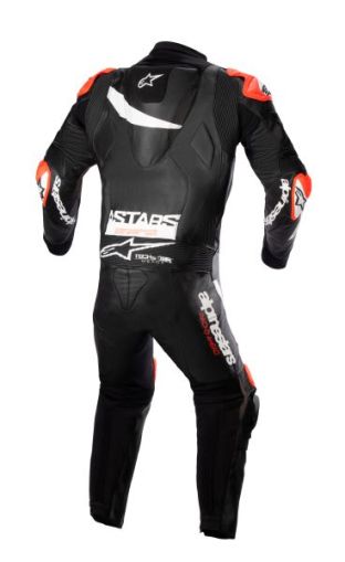Δερμάτινο κιτ ALPINESTARS GP PLUS V4 1PC - ΜΑΥΡΟ/ΛΕΥΚΟ