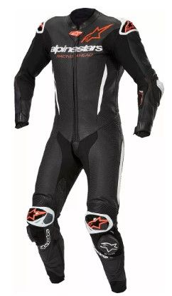 ALPINESTARS LEATHER TEAM GP-R7 1-PC BLK/RD/WHT
