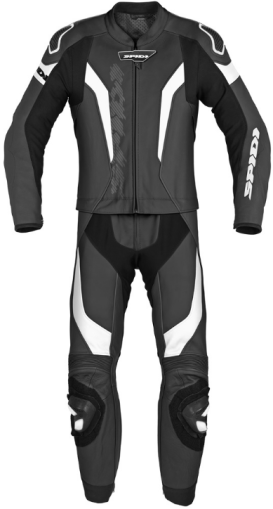 ΔΕΡΜΑΤΙΝΗ ΜΟΤΟΣΥΚΛΕΤΑ TEAM SPIDI LASER TOURING Λευκό/Μαύρο 2 ΤΕΜ