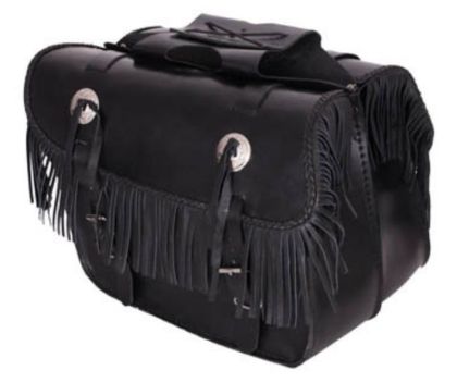 Кожени дисаги за мотор ADRENALINE FRINGES BLACK