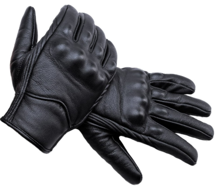 Mănuși de piele pentru motociclete MOTO ID ROUTE BLACK