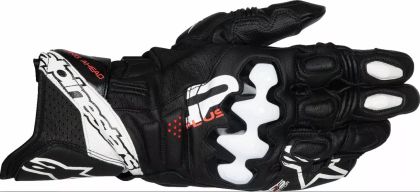 Кожени ръкавици ALPINESTARS GP+ R V3 LTHR BLK/WHT