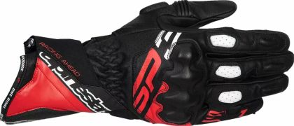 КОЖЕНИ РЪКАВИЦИ ALPINESTARS SP-3 BLK/BRT RD/WHT