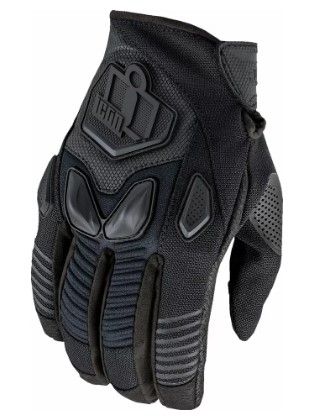 ICON Automag3™ BK Δερμάτινα γάντια