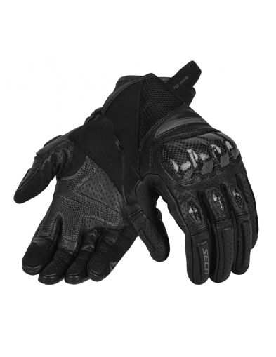 Leather gloves SECA SUMMER SHORT II BLACK