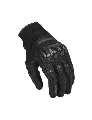 Leather gloves SECA SUMMER SHORT II BLACK