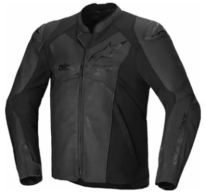 JACHETA MOTOCICLETA ALPINESTARS Faster V3 PIELE NEGRA