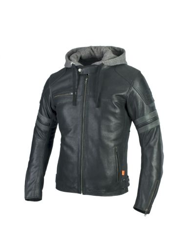 Geaca de piele pentru motociclete SECA HORNET II BLACK