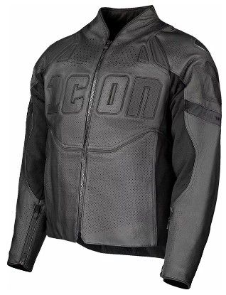 ICON Contra3™ RIZZ RIZZ STEALTH Leather Jacket