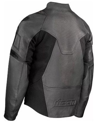 ICON Contra3™ RIZZ RIZZ STEALTH Leather Jacket