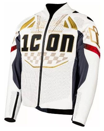 ICON Contra3™ RIZZ RIZZ WHITE leather jacket