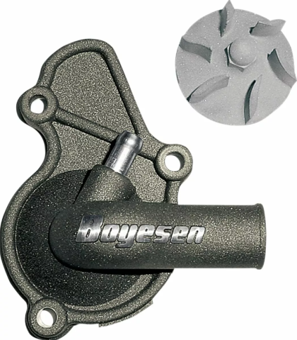 Комплект капак на водната помпа и работно колело BOYESEN COVER WATER PUMP RMZ450 Magnesium