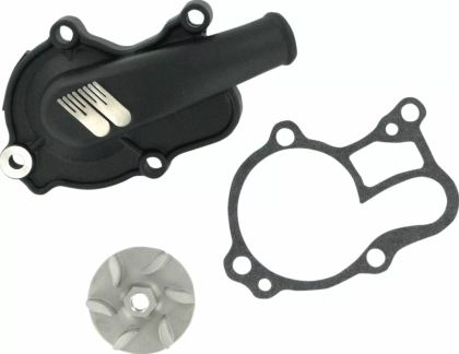 Water pump cover and impeller kit BOYESEN COVER/IMP WAT PMP YZ250 Black