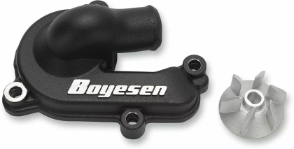 Комплект капак на водната помпа и работно колело BOYESEN COVER/IMP WATPUMP KTM Black