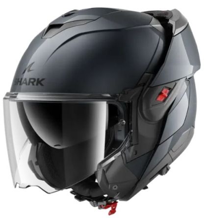 Μεταλλικό αρθρωτό κράνος SHARK OXO BLANK Gun