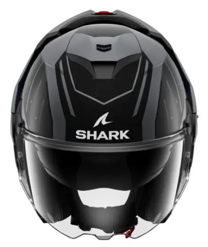 Αρθρωτό κράνος SHARK OXO RYDGER Mat Anthracite Blue Black