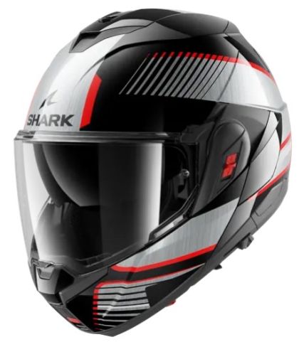 Αρθρωτό κράνος SHARK OXO SIKTER Chrom Silver