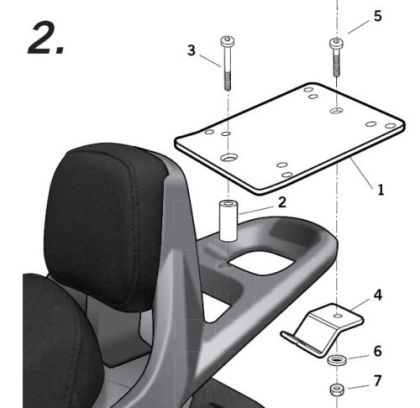 SHAD K0YG58ST case mounting kit