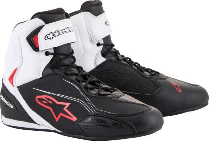 Μπότες μοτοσυκλέτας ALPINESTARS FASTER-3 ΜΑΥΡΟ/ΛΕΥΚΟ/ΚΟΚΚΙΝΟ
