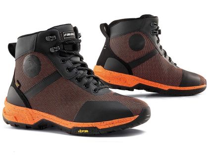 Motorcycle Boots FALCO HYKE BLACK/ORANGE