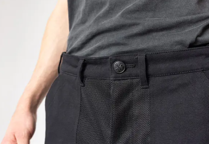 Motorcycle jeans JOHN DOE AERO MESH BLACK LONG