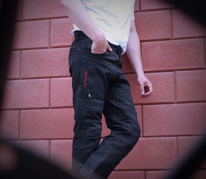 Мото дънки TRILOBITE 2461 PARADO MONOLAYER AAA BLACK SHORT