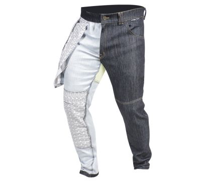 Τζιν μοτοσικλέτας TRILOBITE 2468 TON-UP 2.0 AAA ΣΚΟΥΡΟ ΜΠΛΕ