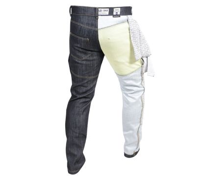 Τζιν μοτοσικλέτας TRILOBITE 2468 TON-UP 2.0 AAA ΣΚΟΥΡΟ ΜΠΛΕ