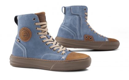 Αθλητικά παπούτσια μοτοσυκλέτας FALCO LENNOX 2 JEANS ΜΠΛΕ