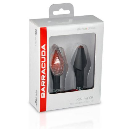 Semnalizatoare moto BARRACUDA MINI VIPER NEGRU